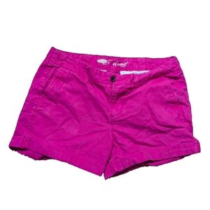 Old Navy Pink Boyfriend Shorts, Size 6 Regular